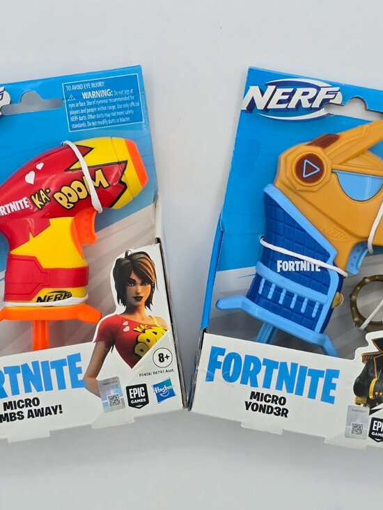 Nerf MicroShots Fortnite Micro Yond3r Blaster, Nerf Fortnite Micro Bombs Away - Picture 2 of 4